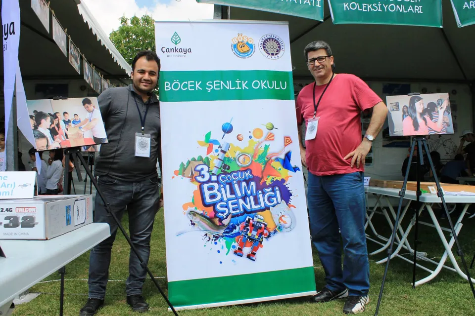 Böcek Şenlik Okulu Çankaya Belediyesi 3. Çocuk Bilim Şenliği'nde