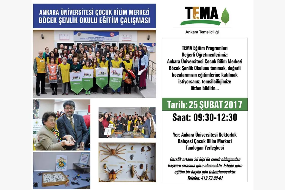 Böcek Şenlik Okulu TEMA'yı misafir etti.