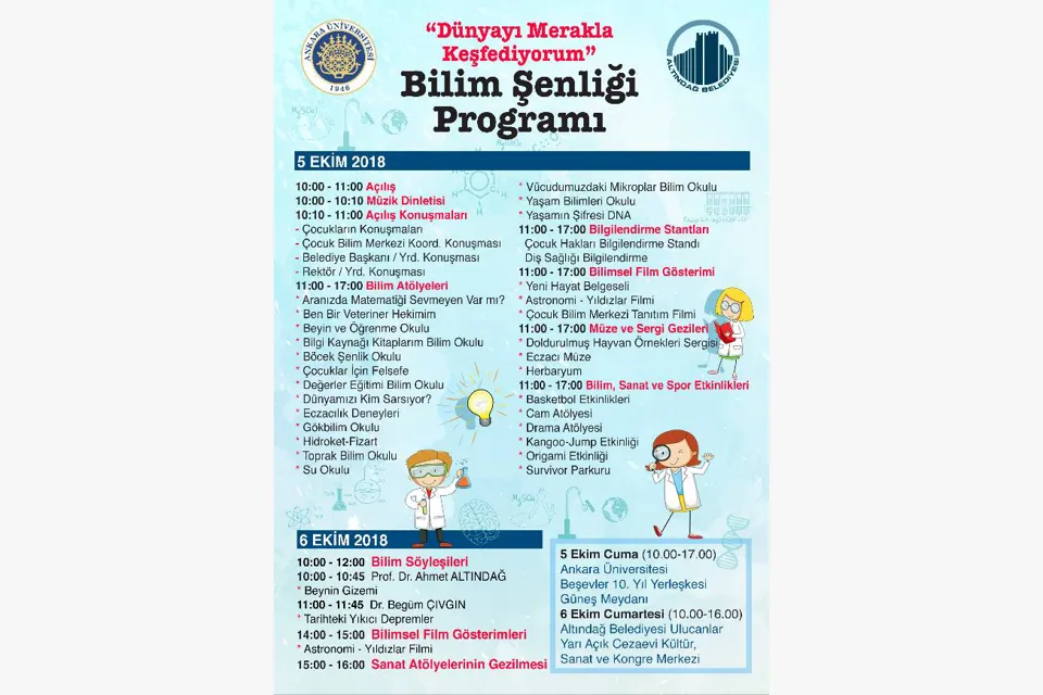 Böcek Şenlik Okulu, Ankara Üniversitesi Bilim Şenliği'nde