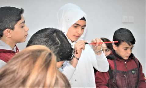 Böcek Şenlik Okulu, Türk Kızılay'ını konuk etti., fotoğraf 8